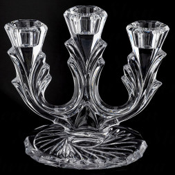 Подсвечник 3-х рожковый хрустальный Crystalite Bohemia &amp;quot;Candlesticks&amp;quot;