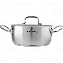 Кастрюля из нержавеющей стали 2,8 л Korkmaz Proline Gastro