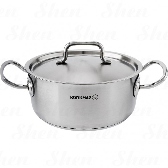 Кастрюля из нержавеющей стали 2,8 л Korkmaz Proline Gastro