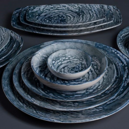 Блюдо прямоугольное 23х13,6 см Porland Vortex