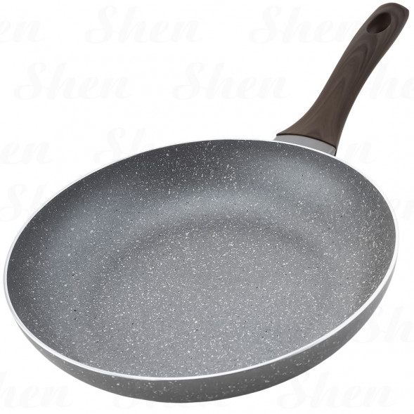 Сковорода с антипригарным покрытием 26 см Kamille Grey marble