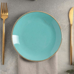 Тарелка безбортовая 18 см Porland Seasons Turquoise