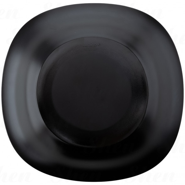 Тарелка глубокая 21х21 см Luminarc Carine Black