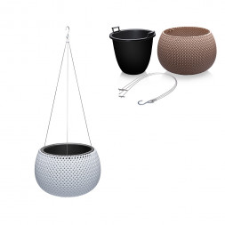 Кашпо подвесное 2,3 л Elfplast «Lace»