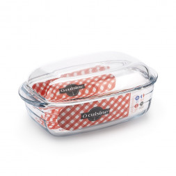 Утятница прямоугольная + крышка 4,5 л Pyrex O Cuisine
