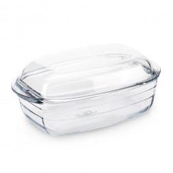 Утятница прямоугольная + крышка 4,5 л Pyrex O Cuisine