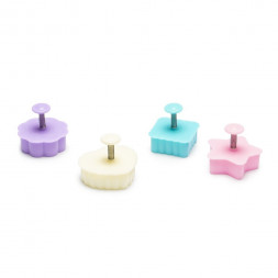 Набор форм для печенья 4 шт Attribute Pastel