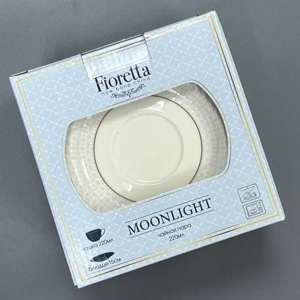 Чайная пара 220 мл Fioretta Moonlight