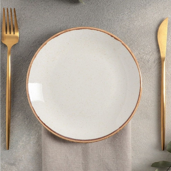 Тарелка глубокая 21 см Porland Seasons Beige
