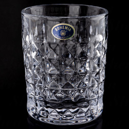 Стакан низкий 230 мл Crystal Bohemia &amp;quot;Diamond&amp;quot;