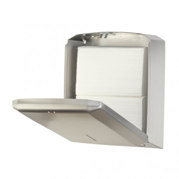 Диспенсер для листовых бумажных полотенец Veiro Professional Prima Steel