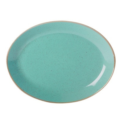 Блюдо овальное 24х18 см Porland Seasons Turquoise