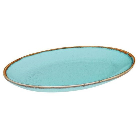 Блюдо овальное 24х18 см Porland Seasons Turquoise