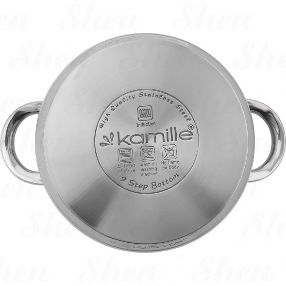 Набор кастрюль из нержавеющей стали 8 предметов Kamille