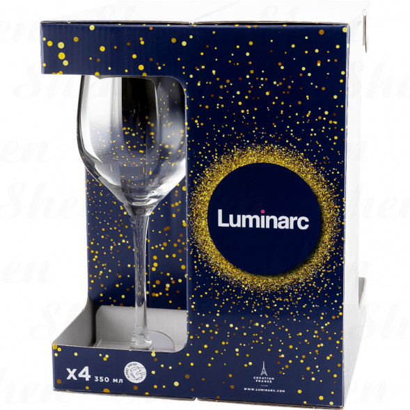 Набор бокалов для вина 4 шт 350 мл Luminarc Celeste