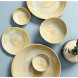 Тарелка безбортовая 25 см Porland Stoneware Pearl