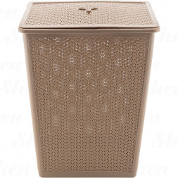 Корзина для белья 48 л Homver Wenge