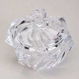Сахарница стеклянная 11,5х11,5 см Lefard «Bohema»