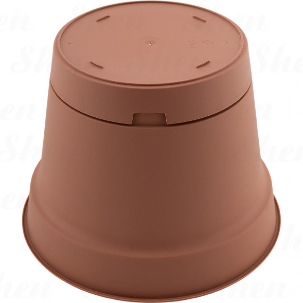 Горшок для цветов 1,2 л с поддоном Homver Mint