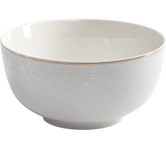 Салатник 14 см 650 мл Fioretta White Lace