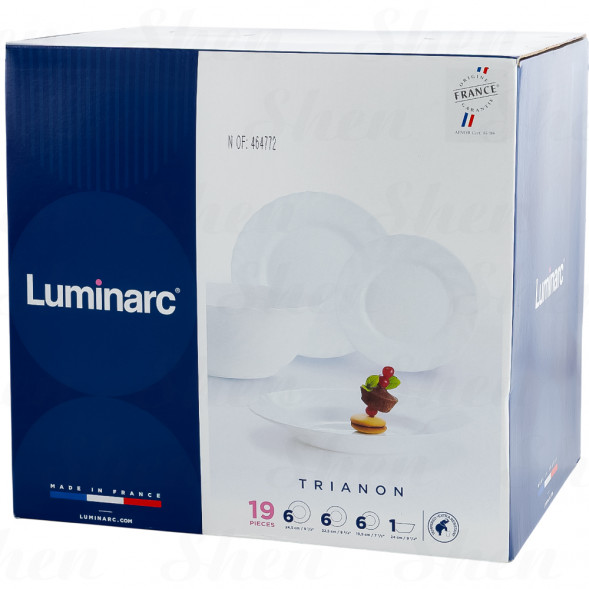 Сервиз столовый 19 предметов Luminarc Trianon
