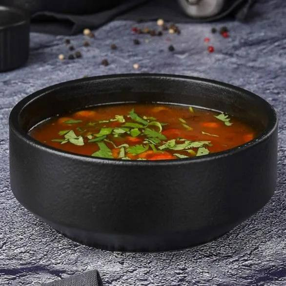 Салатник фарфоровый 15 см P.L. Proff Cuisine &amp;quot;Black Raw Steller&amp;quot;