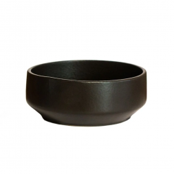 Салатник фарфоровый 15 см P.L. Proff Cuisine &amp;quot;Black Raw Steller&amp;quot;