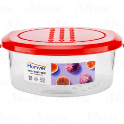 Контейнер для продуктов 500 мл круглый Homver Asti +