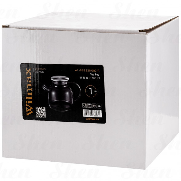 Чайник заварочный 1,2 л Wilmax Smoky Grey