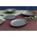 Блюдо овальное 25х19 см Porland Seasons Dark Grey