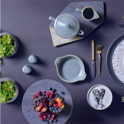 Форма для запекания 17 см Porland Seasons Dark grey