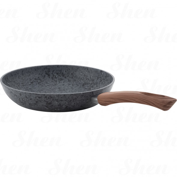 Сковорода с антипригарным покрытием 26 см Kamille Grey marble