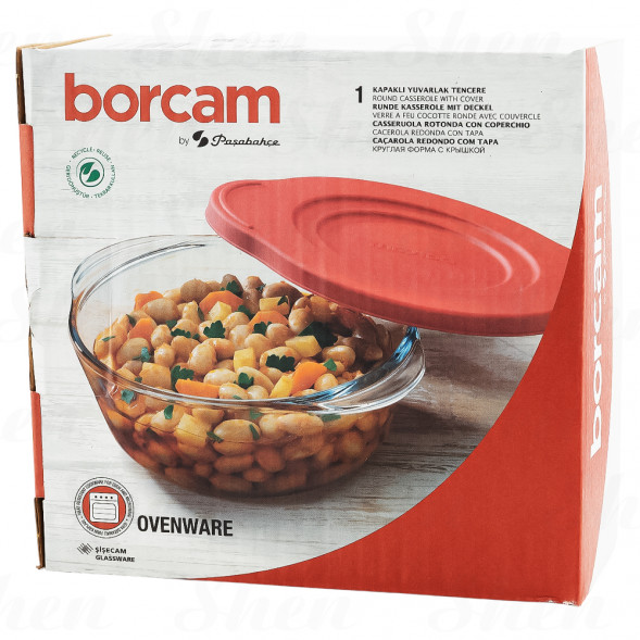 Форма для запекания круглая 840 мл Pasabahce Borcam