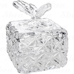 Шкатулка хрустальная Crystal Bohemia &amp;quot;Butterfly&amp;quot;