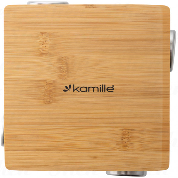 Набор емкостей для специй на подставке 17 предметов Kamille